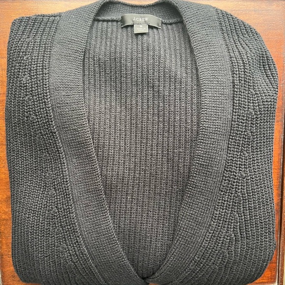 J. Crew V-Neck Cotton Cashmere Cardigan - Picture 10 of 14